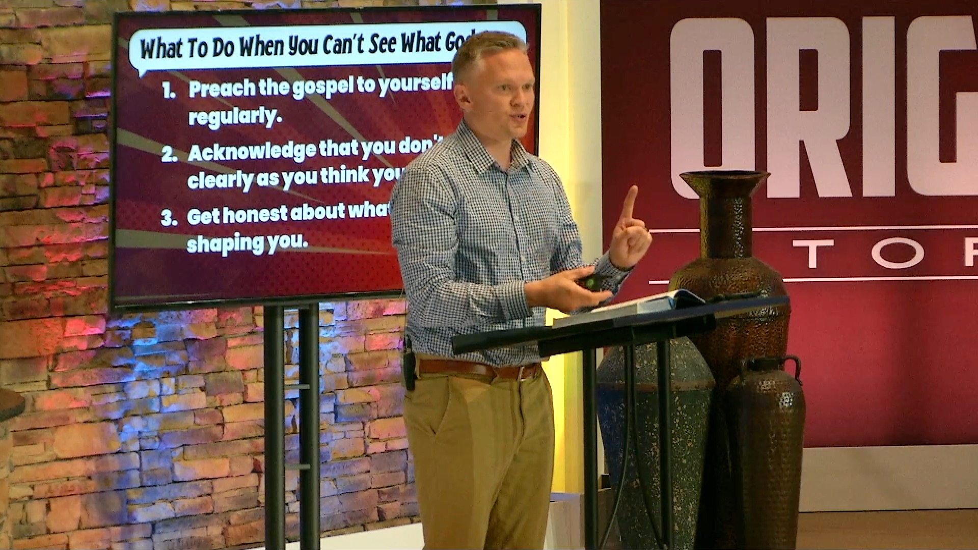 When You Can't See What God Sees // Origin Story